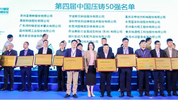 喜讯：4688美高梅登录中心科技第三次入选“中国压铸50强”企业名单